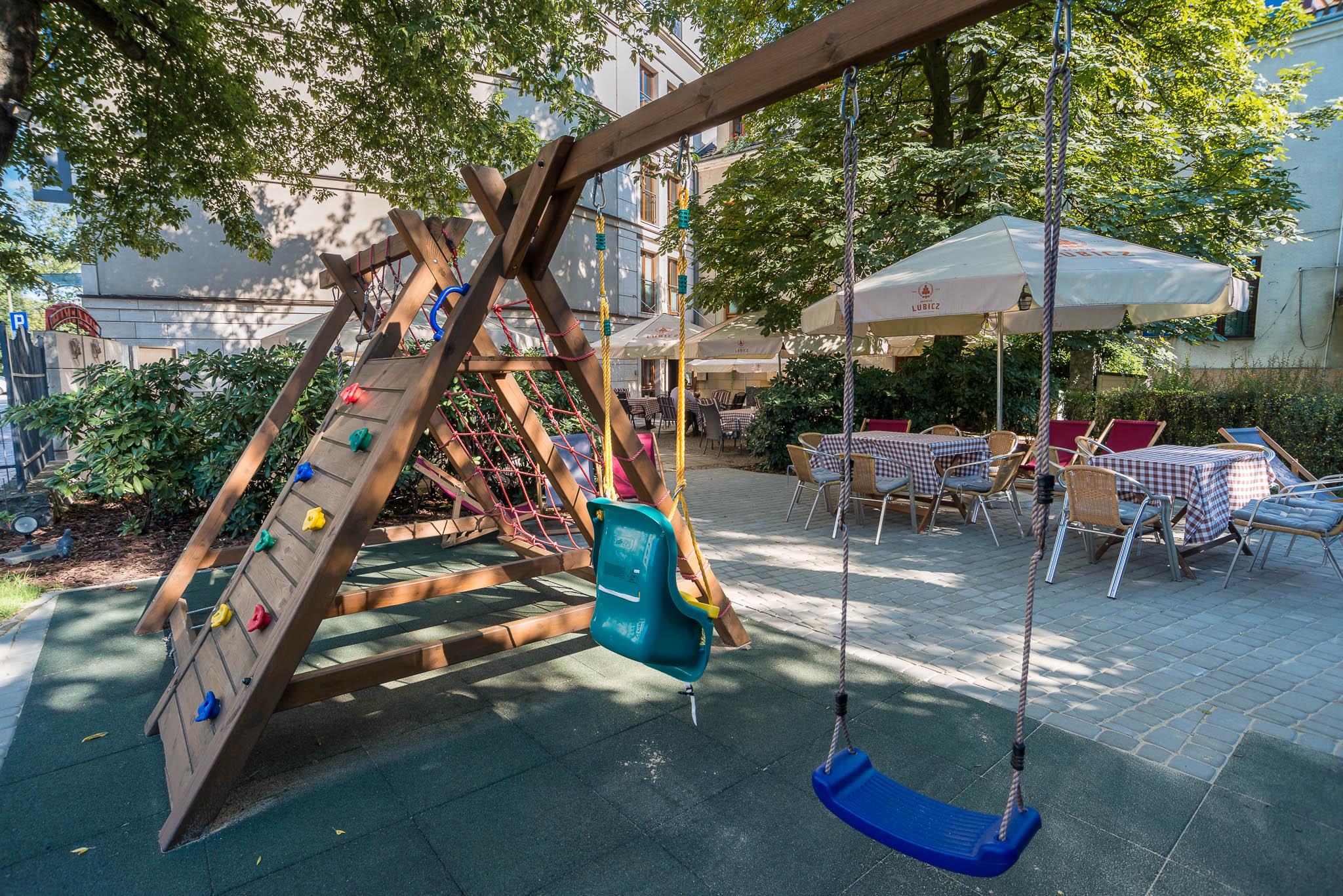 Niebieski Art Hotel & Spa Krakow Dış mekan fotoğraf Playground